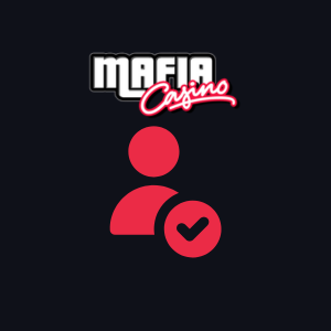 Ein Profil-Symbol unter dem Mafia Casino-Logo